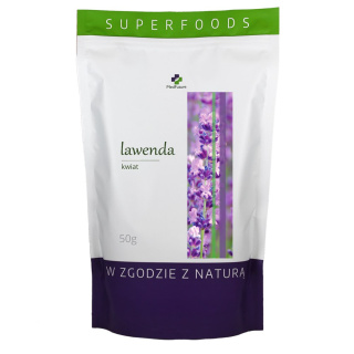 Lawenda suszony kwiat 50 g - Medfuture