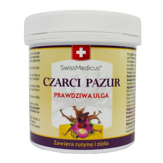 Maść Czarci Pazur z rutyną i ziołami 250 ml - Herbamedicus