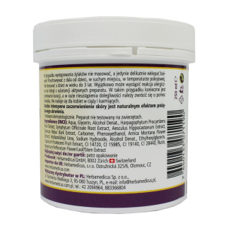 Maść Czarci Pazur z rutyną i ziołami 250 ml - Herbamedicus