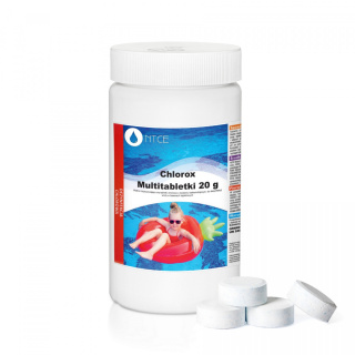 Chlor do basenu tabletki multifunkcyjne 20g - 1 kg