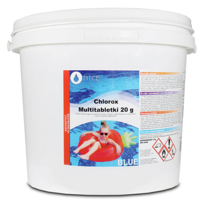 Chlor do basenu w multitabletkach 20 g - 5 kg