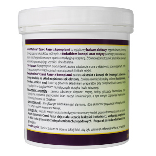 Maść czarci pazur z konopiami 250 ml - Herbamedicus