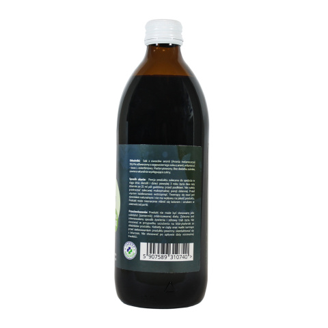 Skład - sok z aronii - 500 ml Skład - sok z aronii - 500 ml