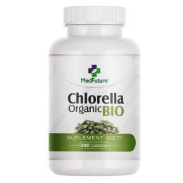 MedFuture Chlorella Organic Bio - 300 tabletek - suplement diety