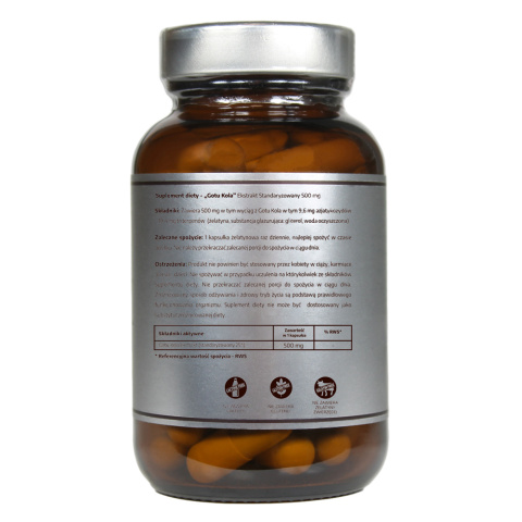 Pureline nutrition - Gotu Kola ekstrakt - 500 mg Pureline nutrition - Gotu Kola ekstrakt - 500 mg