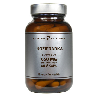 Kozieradka ekstrakt - 650 mg - 60 kapsułek - Pureline Nutrition