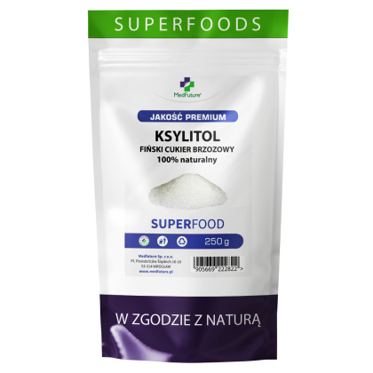 Ksylitol fiński 250 g - Medfuture (Cukier brzozowy)