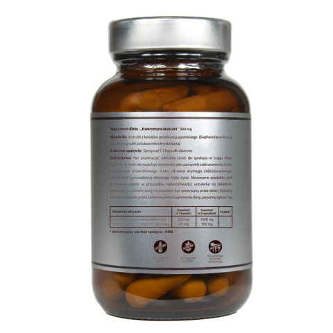 Kwercetyna Ekstrakt 500 mg Kwercetyna Ekstrakt 500 mg