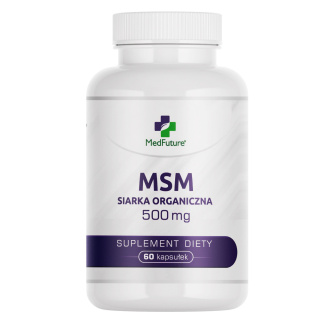 MSM Siarka Organiczna 500 mg 60 kapsułek - Medfuture