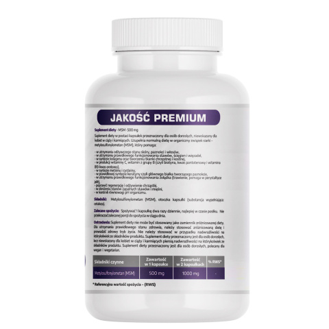 Medfuture- MSM Siarka Organiczna - 60 kapsułek Medfuture- MSM Siarka Organiczna - 60 kapsułek