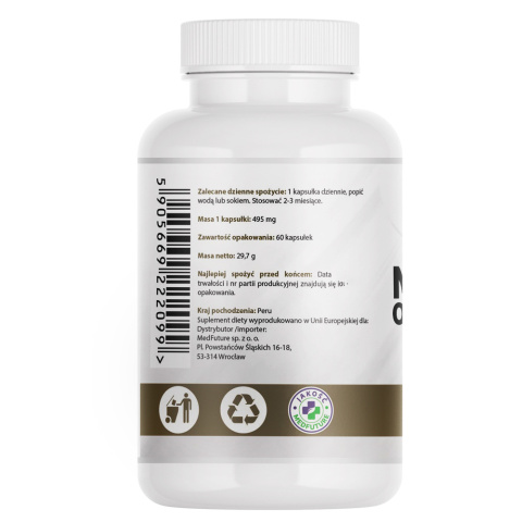 Medfuture - Maca Organic BIO 400 mg - 60 kapsułek Medfuture - Maca Organic BIO 400 mg - 60 kapsułek