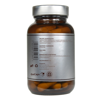 Maca Organic BIO Ekstrakt 500 mg 60 kapsułek - Pureline Nutrition