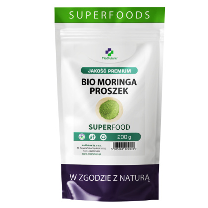 Moringa proszek BIO 200 g - Medfuture