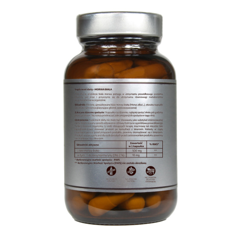 Morwa biała Ekstrakt 500 mg Morwa biała Ekstrakt 500 mg