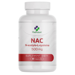 NAC N-acetylocysteina 500 mg - 60 kapsułek