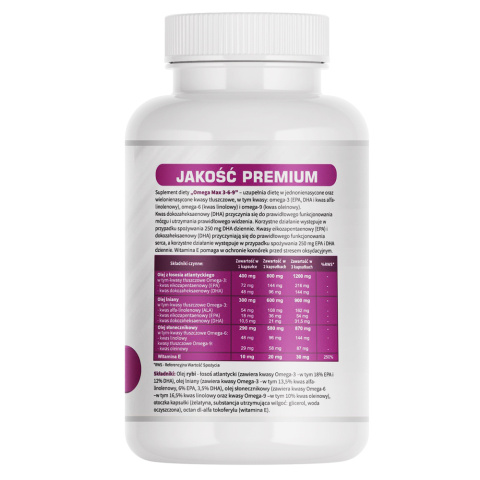 Medfuture - Omega 3-6-9 Max - 60 kapsułek Medfuture - Omega 3-6-9 Max - 60 kapsułek