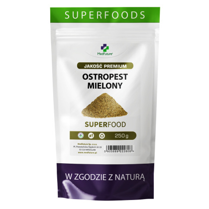 Ostropest Plamisty mielony 250 g - Medfuture