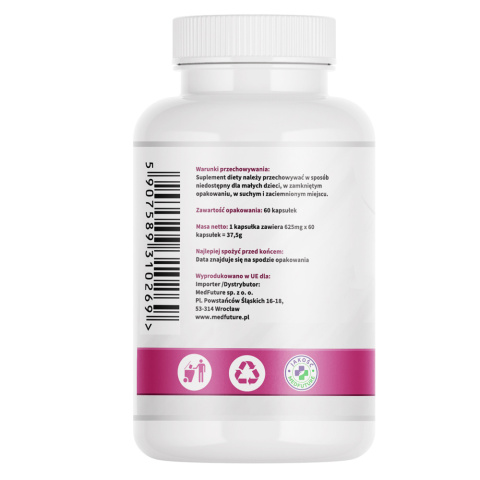 Medfuture - Ostropest plamisty 500 mg- 60 kapsułek Medfuture - Ostropest plamisty 500 mg- 60 kapsułek