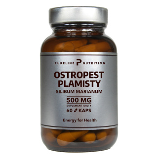 Ostropest plamisty 500 mg 60 kapsułek - Pureline Nutrition