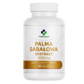 Palma sabałowa Ekstrakt 500 mg 60 kapsułek - Medfuture (Saw palmetto)