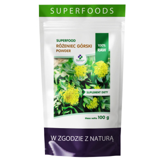 Różeniec Górski sproszkowany korzeń 100 g - Medfuture (Rhodiola Rosea)