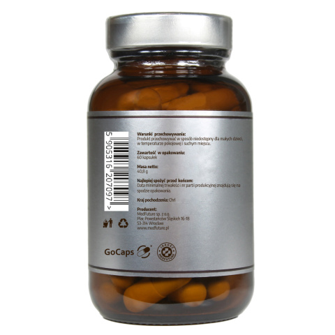 Shiitake (Lentinus edodes) - 670 mg - 60 kapsułek - Pureline Nutrition Shiitake (Lentinus edodes) - 670 mg - 60 kapsułek - Pureline Nutrition