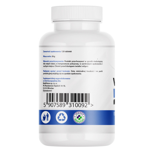 Medfuture - Witamina D3+K2 MK-7 - 120 tabletek Medfuture - Witamina D3+K2 MK-7 - 120 tabletek