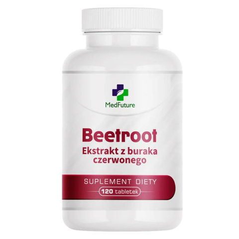 beetroot ekstrakt z buraka czerwonego - 120 tabletek - MedFuture beetroot ekstrakt z buraka czerwonego - 120 tabletek - MedFuture