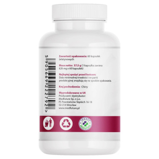 Berberyna Ekstrakt 98% 500 mg 60 kapsułek - Medfuture