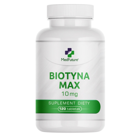 Medfuture - Biotyna Max 10mg - 120 tabletek Medfuture - Biotyna Max 10mg - 120 tabletek