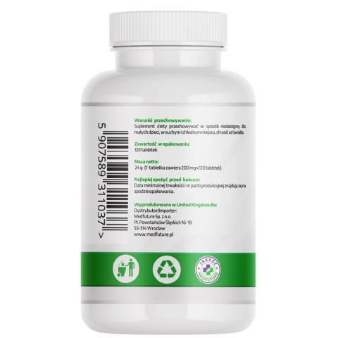 Medfuture - Biotyna Max 10mg - 120 tabletek Medfuture - Biotyna Max 10mg - 120 tabletek