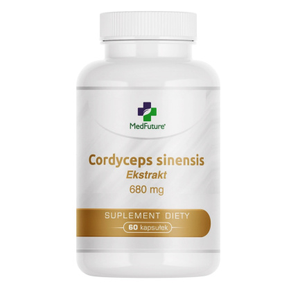 Cordyceps sinensis (Maczużnik chiński) 680 mg - 60 kapsułek - Medfuture