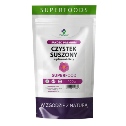 Czystek cięte suszone liście 100 g - Medfuture