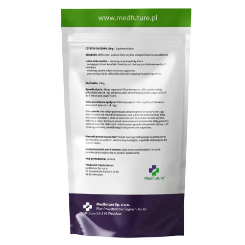 Medfuture - Czystek Suszony - 150 g Medfuture - Czystek Suszony - 150 g