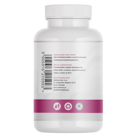 Glicyna (aminokwas) - 850 mg - 60 kapsułek - Medfuture Glicyna (aminokwas) - 850 mg - 60 kapsułek - Medfuture