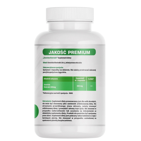 Medfuture - Graviola - ekstrakt 500 mg - 60 kapsułek Medfuture - Graviola - ekstrakt 500 mg - 60 kapsułek