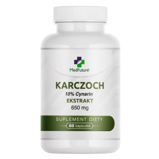 Karczoch ekstrakt 650 mg 60 kapsułek - Medfuture (10% Cynaryna)