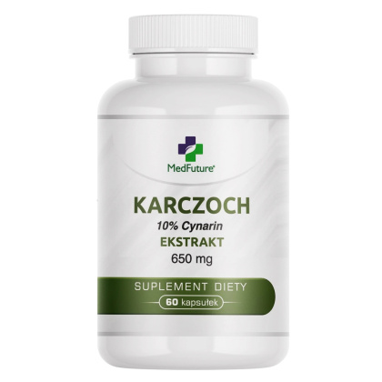 Karczoch ekstrakt 650 mg 60 kapsułek - Medfuture (10% Cynaryna)