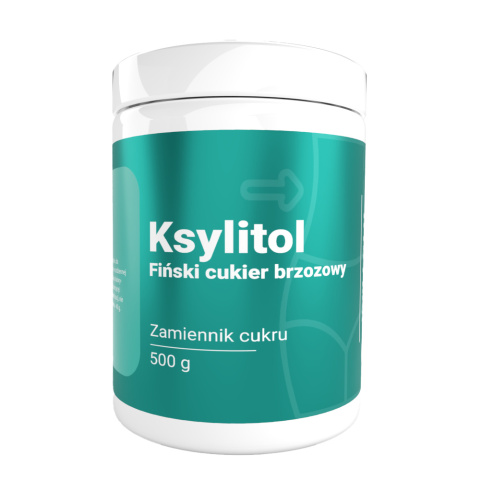 Ksylitol fiński (Cukier brzozowy) 500 g - Medfuture Ksylitol fiński (Cukier brzozowy) 500 g - Medfuture