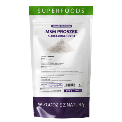 MSM Siarka Organiczna w proszku 1 kg - Medfuture