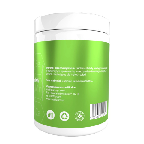 Medfuture - Młody zielony jęczmień BIO - sproszkowane liście - 250 g Medfuture - Młody zielony jęczmień BIO - sproszkowane liście - 250 g