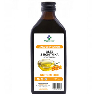 Olej z owoców rokitnika syberjskiego - tłoczony na zimno - 250 ml - Medfuture
