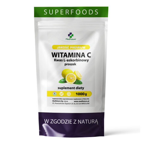 Medfuture - Witamina C do regulacji pH wody basenowej - 1 kg Medfuture - Witamina C do regulacji pH wody basenowej - 1 kg