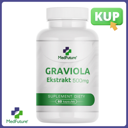 Graviola Ekstrakt 500 mg 60 kapsułek - Medfuture