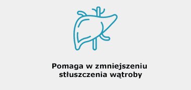 Betaina pomaga w zmniejszeniu stłuszczenia wątroby.